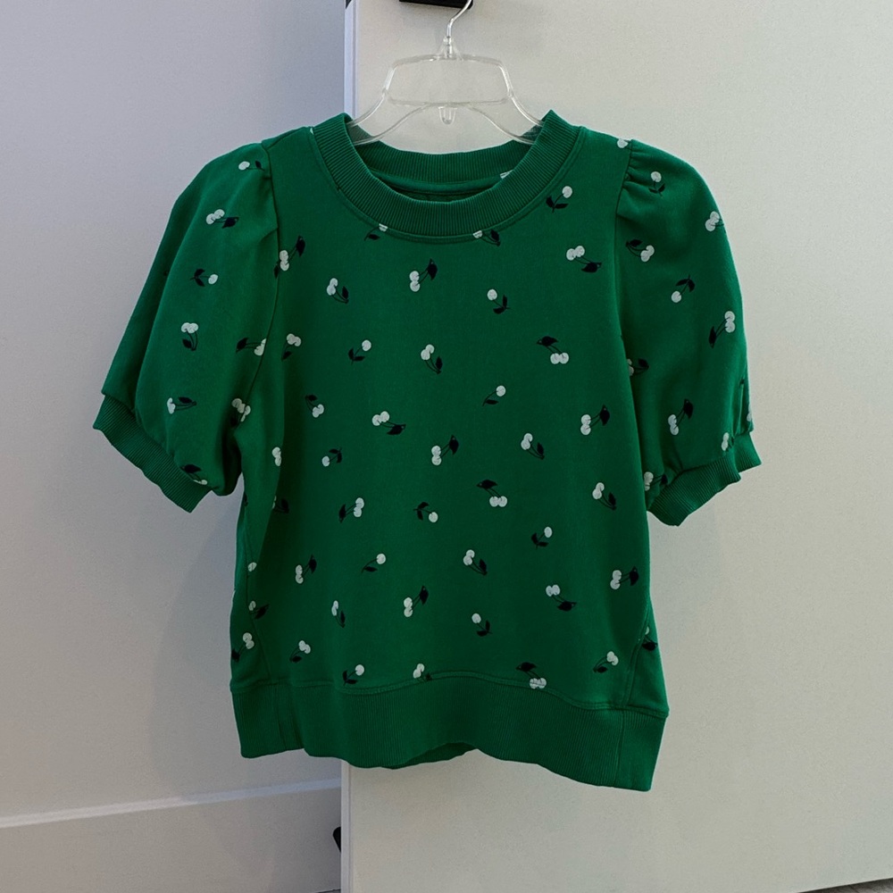 Maeve Sweatshirt with Cherry Pattern